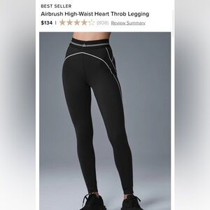 Alo Airbrush High-Waist Heart Throb Legging